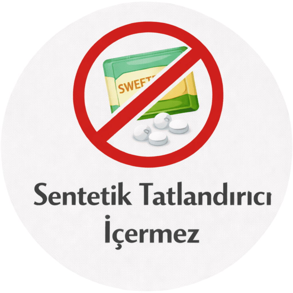 Sentetik Tatlandırıcı İçermez