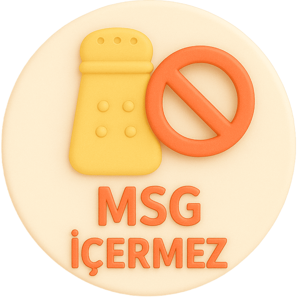 MSG (Çin Tuzu) İçermez