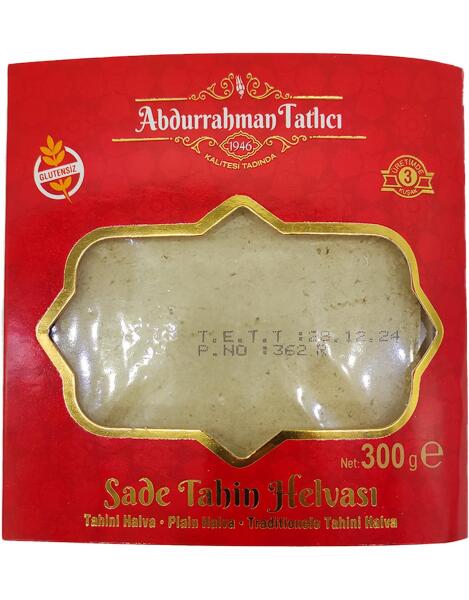 Abdurrahman Tatlıcı Sade Tahin Helvası 300 Gr - 1