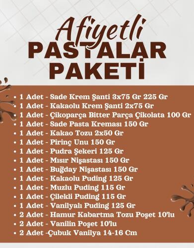 Afiyetli Pastalar Paketi - 3