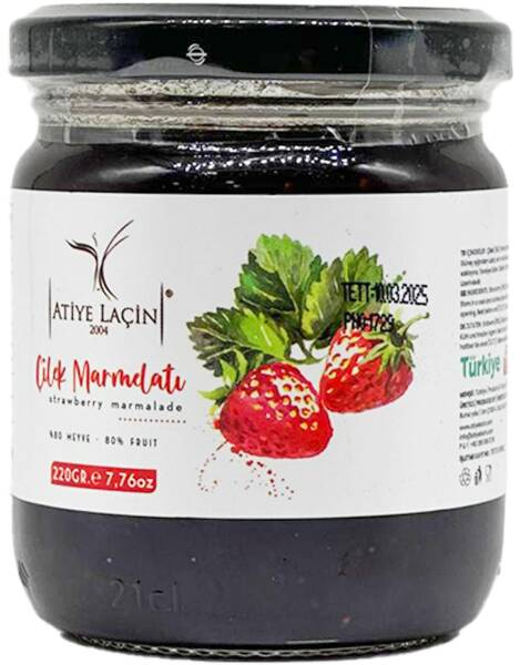 Atiye Laçin Çilek Marmelatı 220 Gr - 1