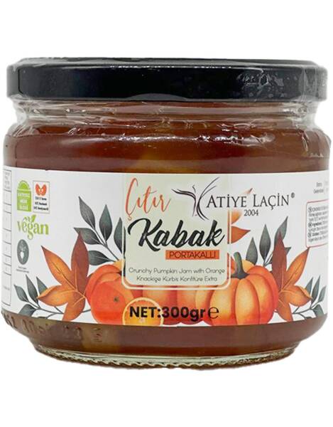 Atiye Laçin Çıtır Kabak Reçeli 300 Gr - 1