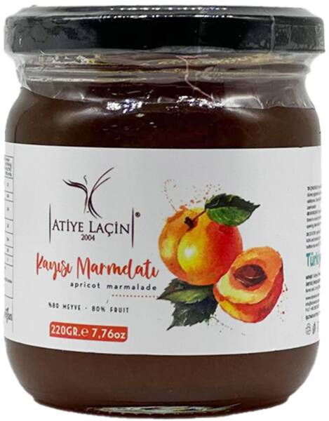 Atiye Laçin Kayısı Marmelatı 220 Gr - 1