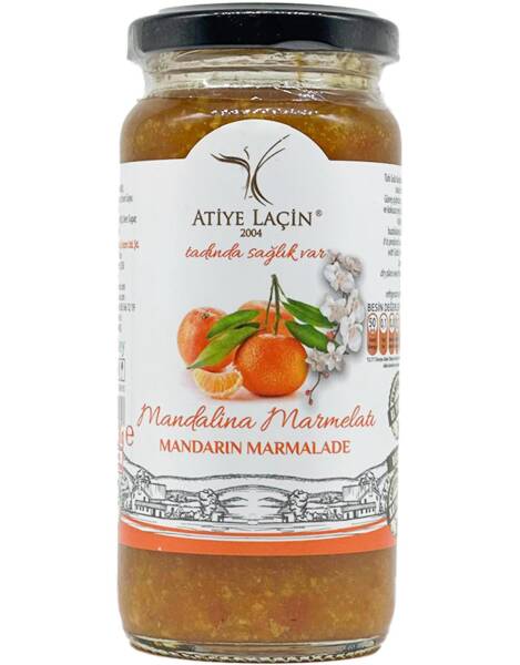 Atiye Laçin Mandalina Marmelatı 250 Gr - 1