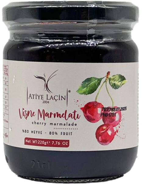 Atiye Laçin Vişne Marmelatı 220 Gr - 1