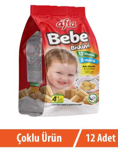 Bebe Bisküvisi Vitamin Katkılı 12x150 Gr - 1