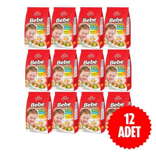 Bebe Bisküvisi Vitamin Katkılı 12x150 Gr - 2