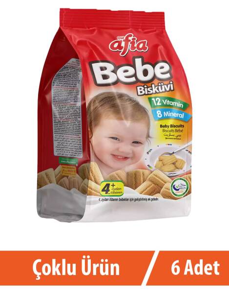 Bebe Bisküvisi Vitamin Katkılı 6x150 Gr - 1