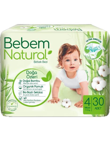 Bebem Natural Maxi Jumbo 30x6lı - 1