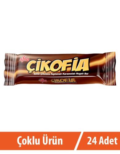 Çikofia Sütlü Çikolata Kaplamalı Bar 24x40 Gr - 1