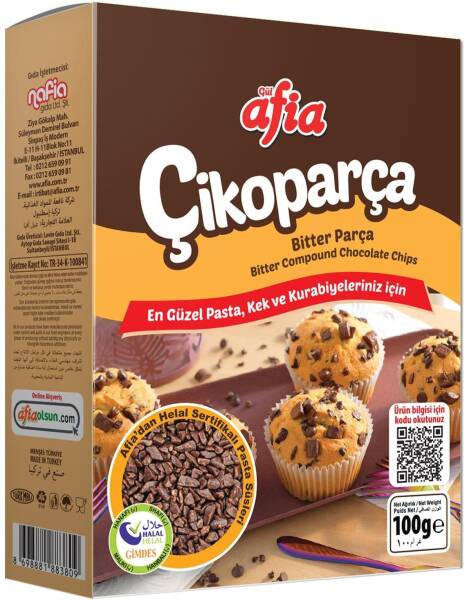 Çikoparça Bitter Parça Çikolata 100 Gr - 1