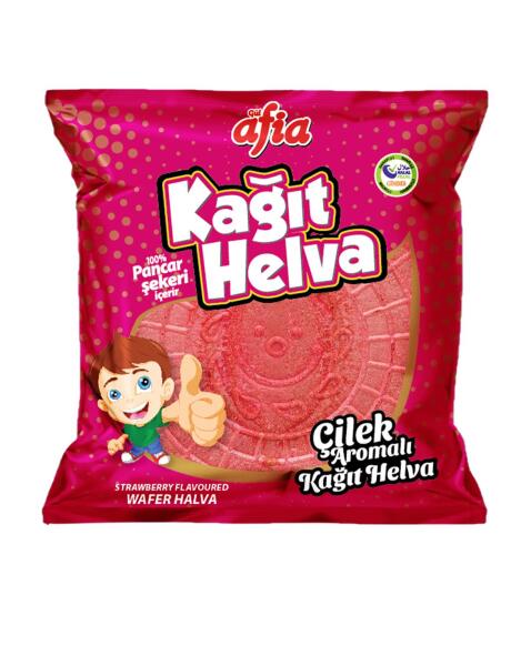 Çilekli Kağıt Helva 45 Gr - 1