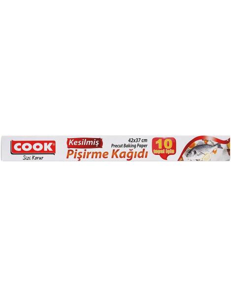 Cook 10 Yaprak Pişirme Kağıdı 42x37 Cm - 1