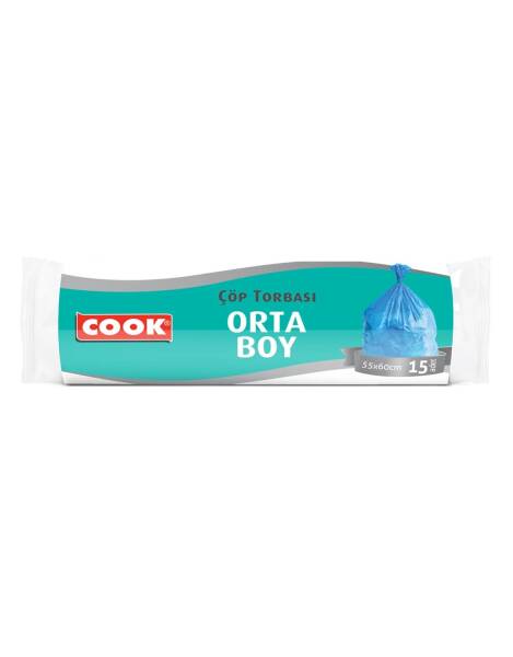 Cook Orta Boy Çöp Torbası 55x60 Cm - 1