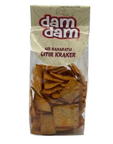 Damdam Acı Baharatlı Çıtır Kraker 135 Gr - 1