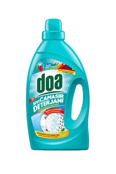 Doa Sıvı Çamaşır Detarjanı Renkli Beyaz 2700 Ml - 1