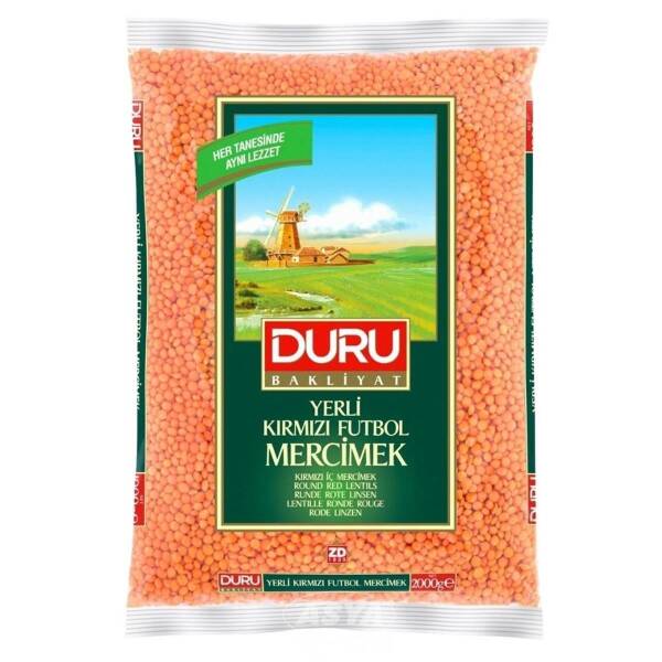 Duru Kırmızı Futbol Mercimek 2 Kg - 1