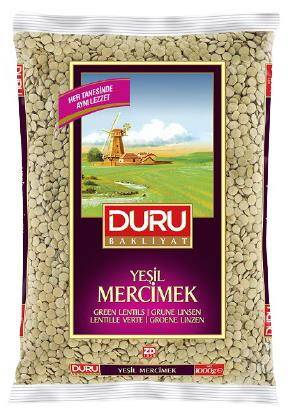 Duru Yeşil Mercimek 1 Kg - 1