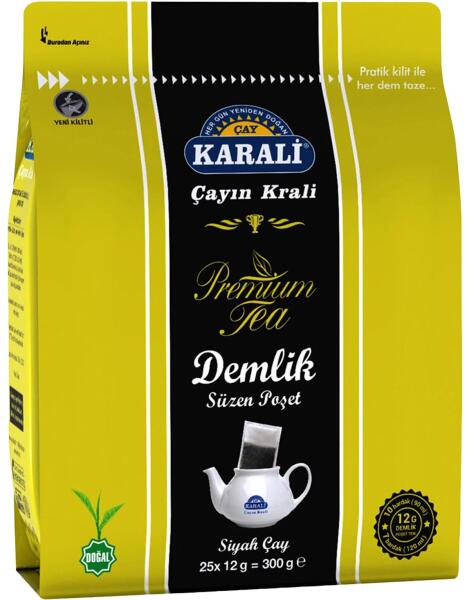 Karali Demlik Poşet Çay 12X25 300 Gr - 1