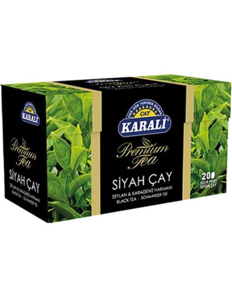 Karali Premium Bardak Poşet Siyah Çay 20X2 Gr - 1