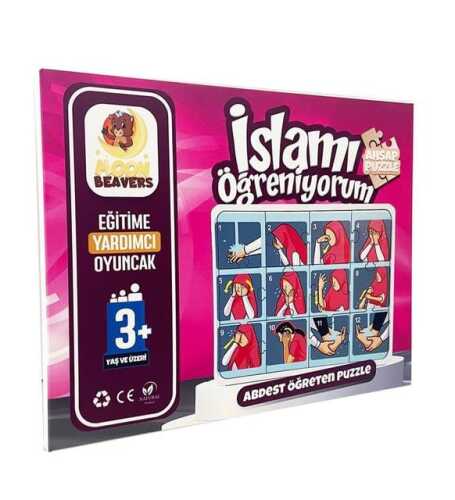 Moonbeavers Puzzle Abdesti Öğreniyorum Kız 16*20 - 3