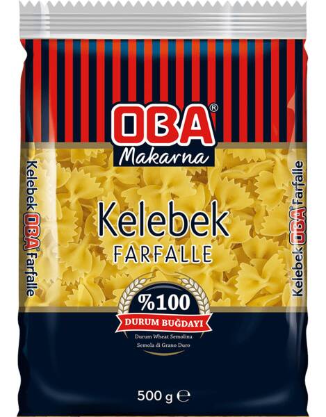 Oba Makarna Kelebek 500 Gr - 1