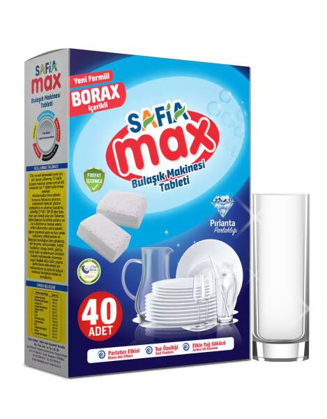 Safia Max Bulaşık Makine Tableti 40lı - 1