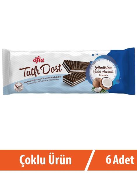 Tatlı Dost Hindistan Cevizli Gofret 6x140 Gr - 2