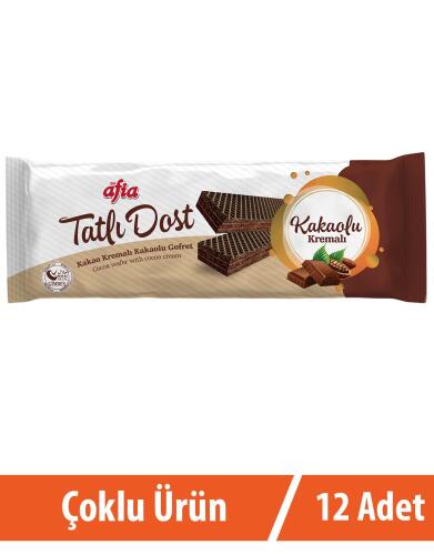 Tatlı Dost Kakao Kremalı Gofret 12x140 Gr - 2