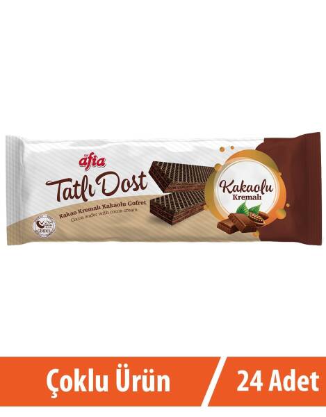 Tatlı Dost Kakao Kremalı Gofret 24x140 Gr - 1