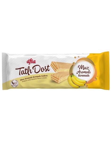 Tatlı Dost Muz Kremalı Gofret 140 Gr - 1