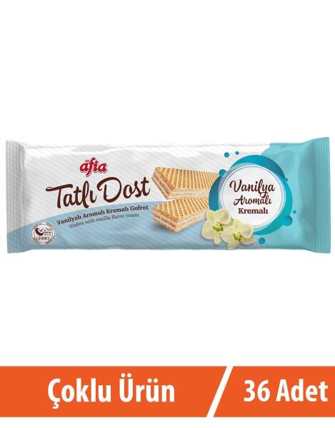 Tatlı Dost Vanilya Kremalı Gofret 24x140 Gr - 1