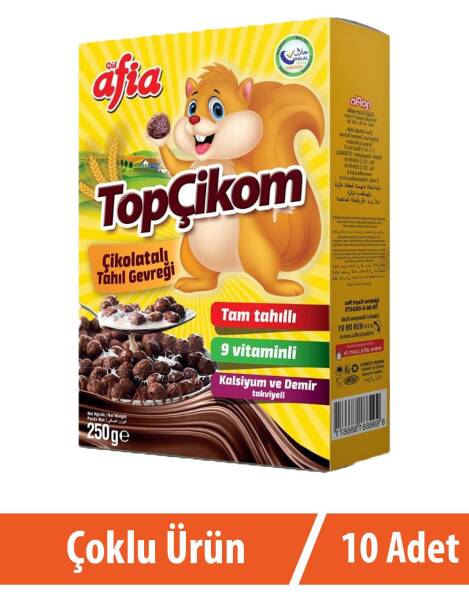 Topçikom Çiko Tahıl Gevreği 10x250 Gr - 1