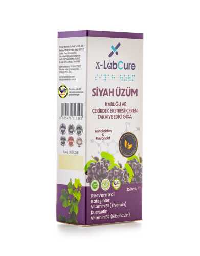 X-LabCure Siyah Üzüm Çekirdeği 250 Ml - 1